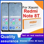 10 шт.лот 100% тестирование 6,3 дюйма Замена дисплея для Xiaomi Redmi Note 8T ЖК-сенсорный экран дигитайзер в сборе для модели M1908C3XG