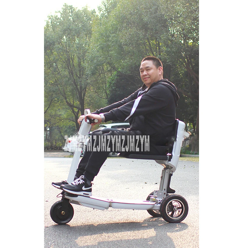 

Mini 3-Wheel Electric Scooter Folded As Suitcase Can Be Pull Convenient Portable Luggage Electric Scooter City Walking Tool