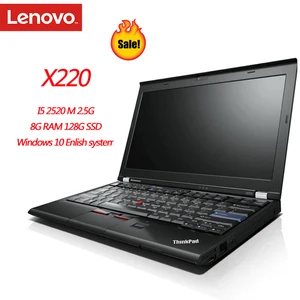 refurbish lenovo thinkpad x220 notebook computers 4gb8gb ram laptop 1280x800 12 inches win7 english system diagnosis pc tablet free global shipping
