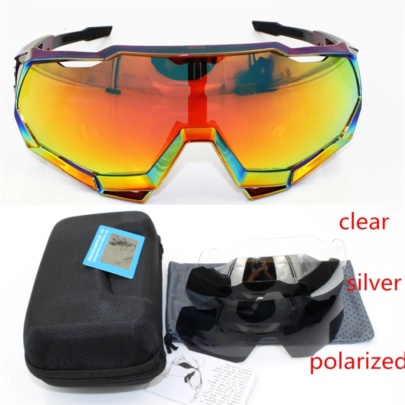 

S3 Polarized Cycling SunGlasses Mountain Bike Goggles Sports Eyewear MTB Bicycle Glasses Men Gafas Ciclismo Peter uv400 speed