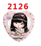 2126 30 шт мультфильм персонаж плоское украшение из смолы PR 2112 - Цвет: 2126