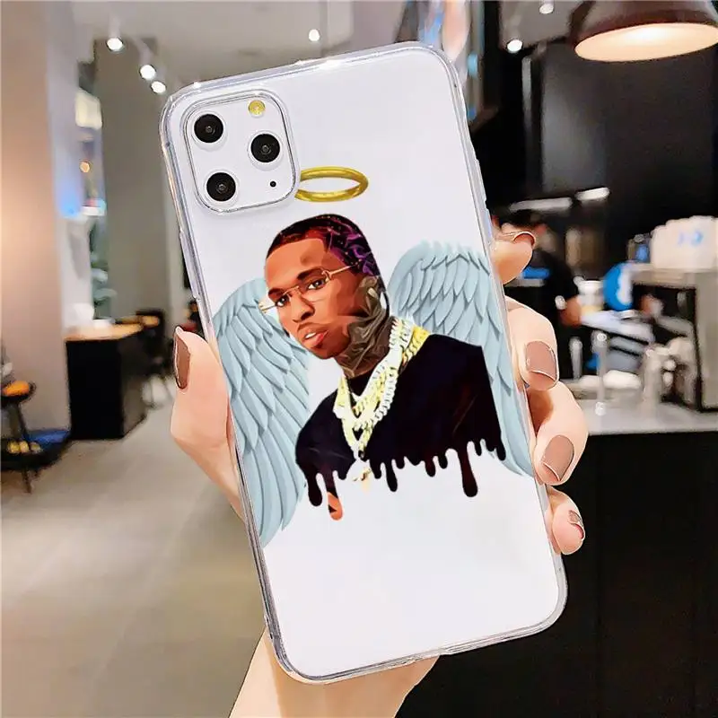 

POP SMOKE Rapper America Phone Case Transparent soft For iphone 5 5s 5c se 6 6s 7 8 11 12 plus mini x xs xr pro max