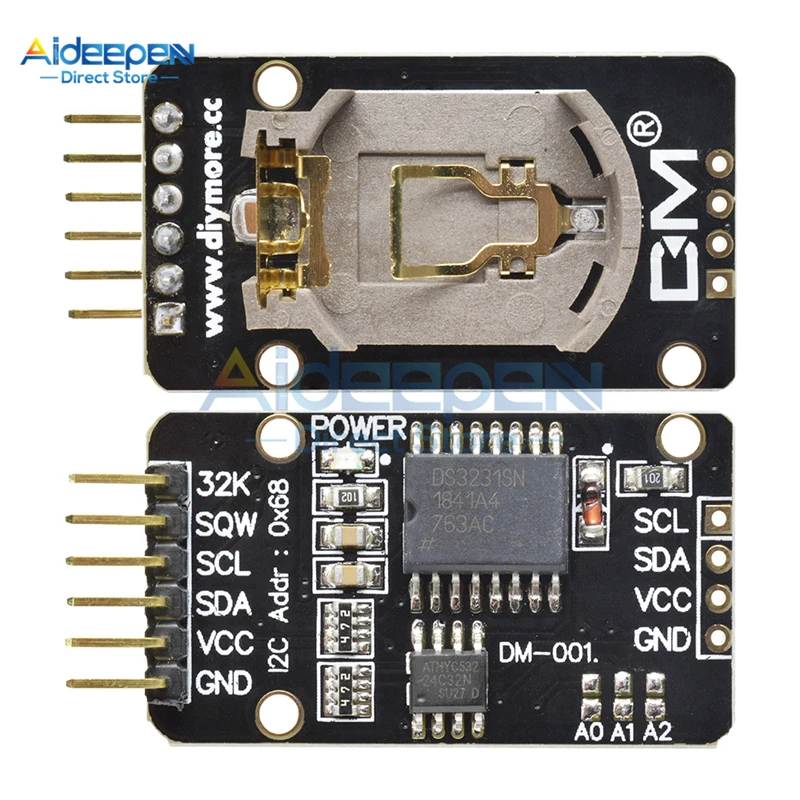 DC 3,3 V-5,5 V DS3231 AT24C32 IIC модуль высокой точности RTC в реальном времени часы модуль памяти DS3231SN для Arduino