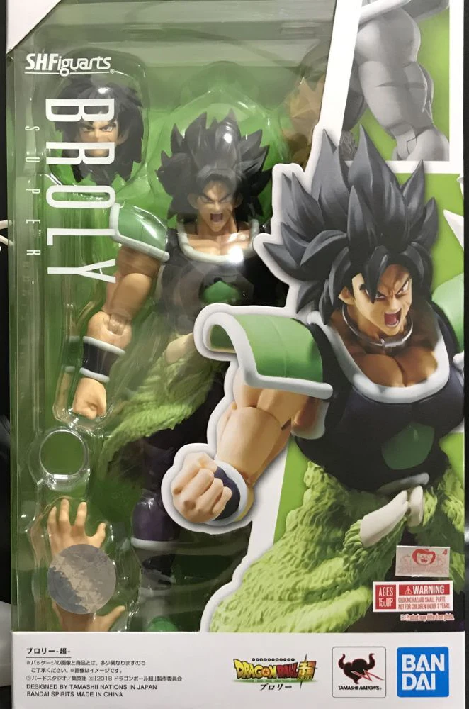 PrettyAngel-подлинные духи BANDAI S. H. Figuarts СВЧ Dragon Ball Super Broly супер фигурка