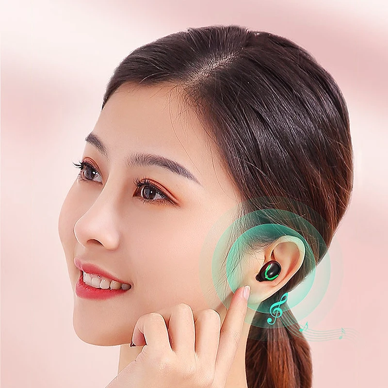 Bluetooth 5 0 TWS беспроводные наушники Hifi стерео спортивные со светодиодным дисплеем