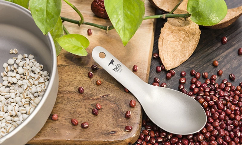 Кит Кемпинг Титановая Ложка Spork посуда для пикника на открытом воздухе столовые приборы