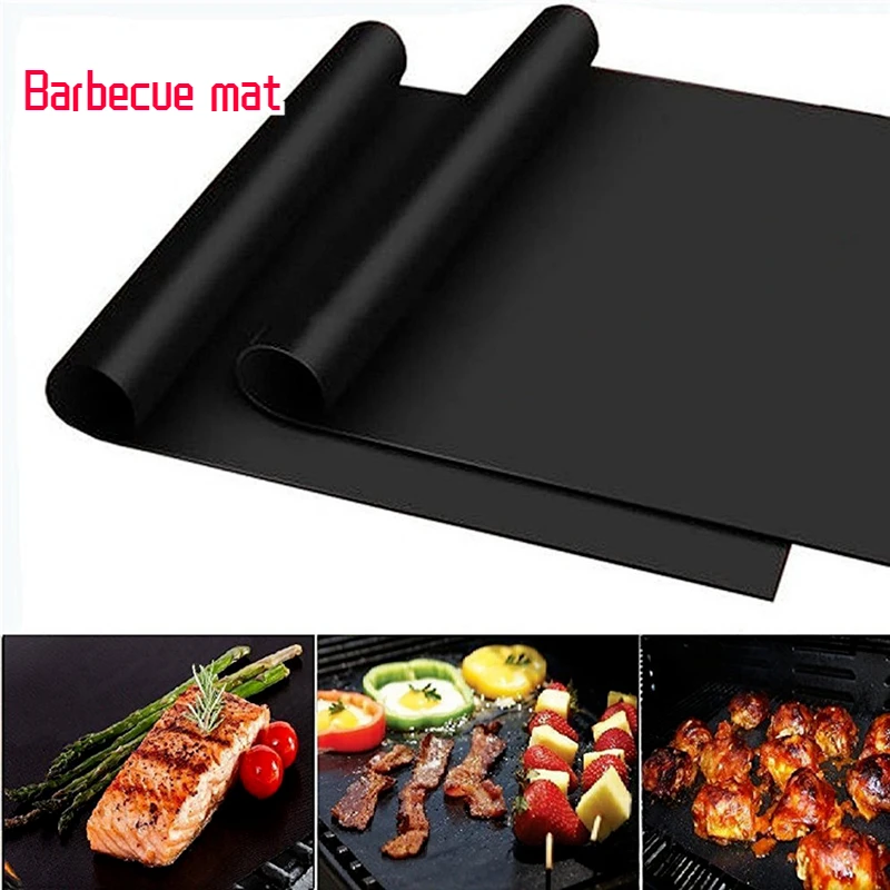 

Barbecue Mat Nonstick Barbecue Pat Heat Resistant BBQ Barbecue Mat Bakeware Baked Foil Grill Mat Oven Mat Kitchen Tools