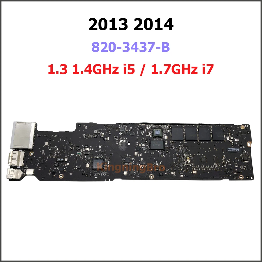Протестированный оригинальный процессор i5 i7 4 ГБ 8 Логическая плата для Macbook Air 13