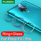 Защита камеры для Xiaomi POCO F2 Pro POCOF2, металлический чехол с кольцом для Xiomi Mi POCO F2 Pro Pocof2Pro, Pocophone f 2 f2Pro