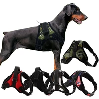 durable reflective pet dog harness for dogs adjustable big dog harness pet walking harness for small medium large dogs