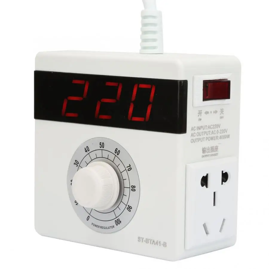 AC220V 4000 Вт SCR Регулируемый Напряжение регулятор Температура плата контроллера
