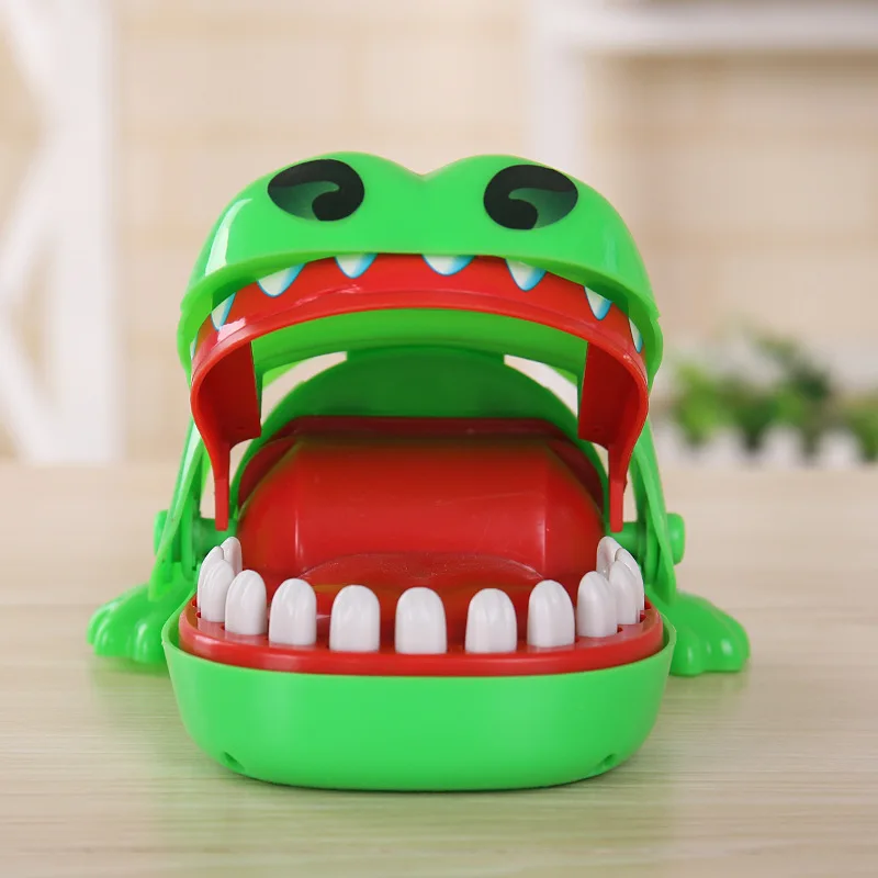 Оригинальная практичная шутка Укус Крокодил рот укус анти-крокодиловой палец