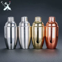 550ml stainless steel cocktail shaker traditional three part style shaker bar wine martini drink mixer set party bartender tool