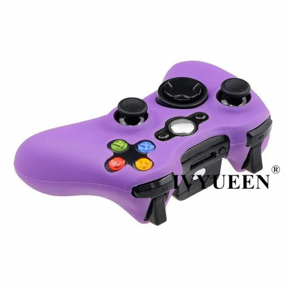 IVYUEEN 20 цветов мягкий силиконовый защитный чехол для microsoft Xbox 360 проводной/беспроводной контроллер аналоговые палочки крышки