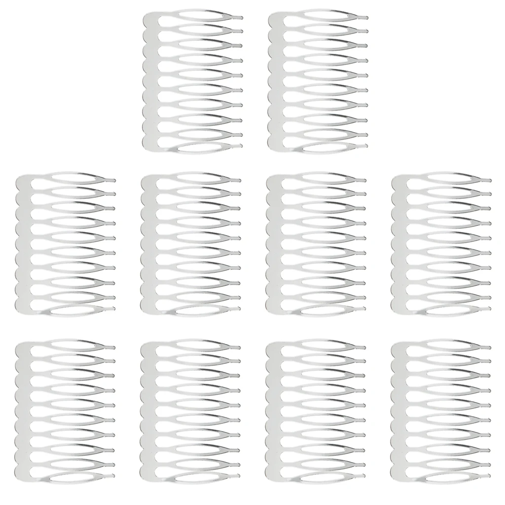 10 шт. Металлические Пустые проволочные расчески для волос заколки невидимки