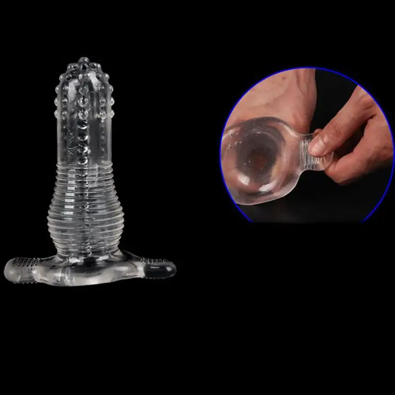 Силиконовый пенис рукав стимулятор Мощный массаж долговечные взрослые секс