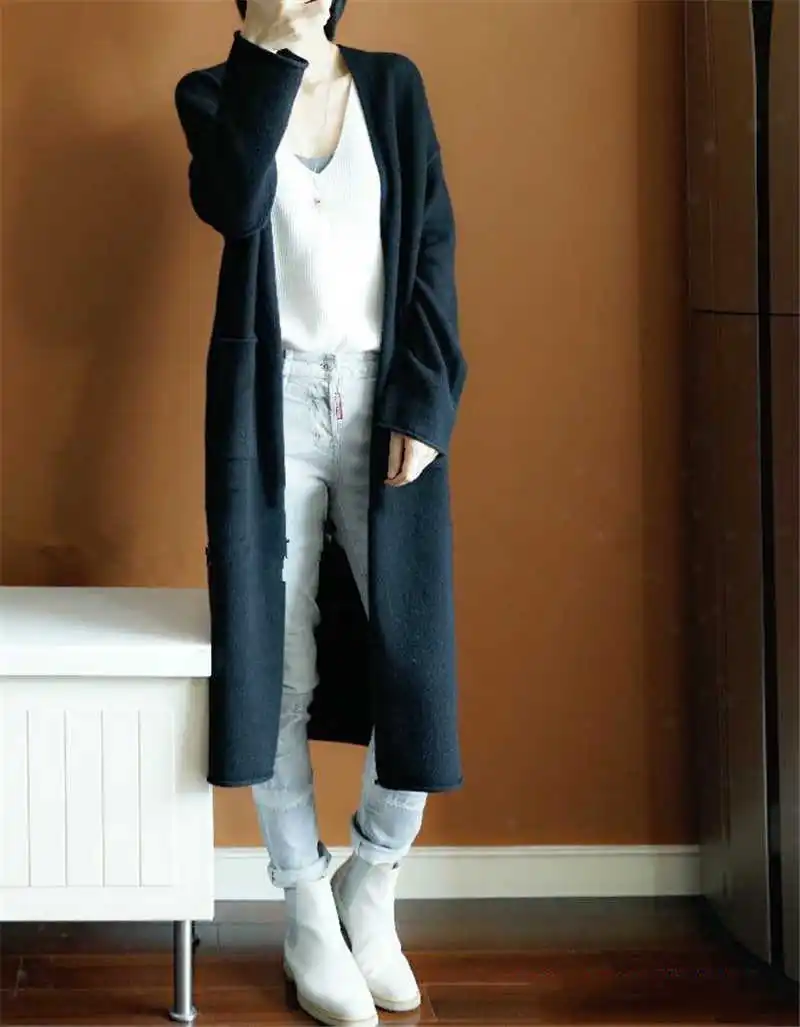 Рисунок 3 - Женский длинный кашемировый кардиган