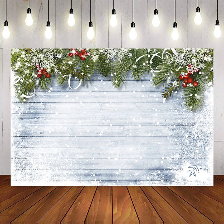

Фон для фотосъемки с изображением рождественской сосны белого снега деревянного пола фон для студийной фотосъемки новорожденных детей портретная фотосъемка