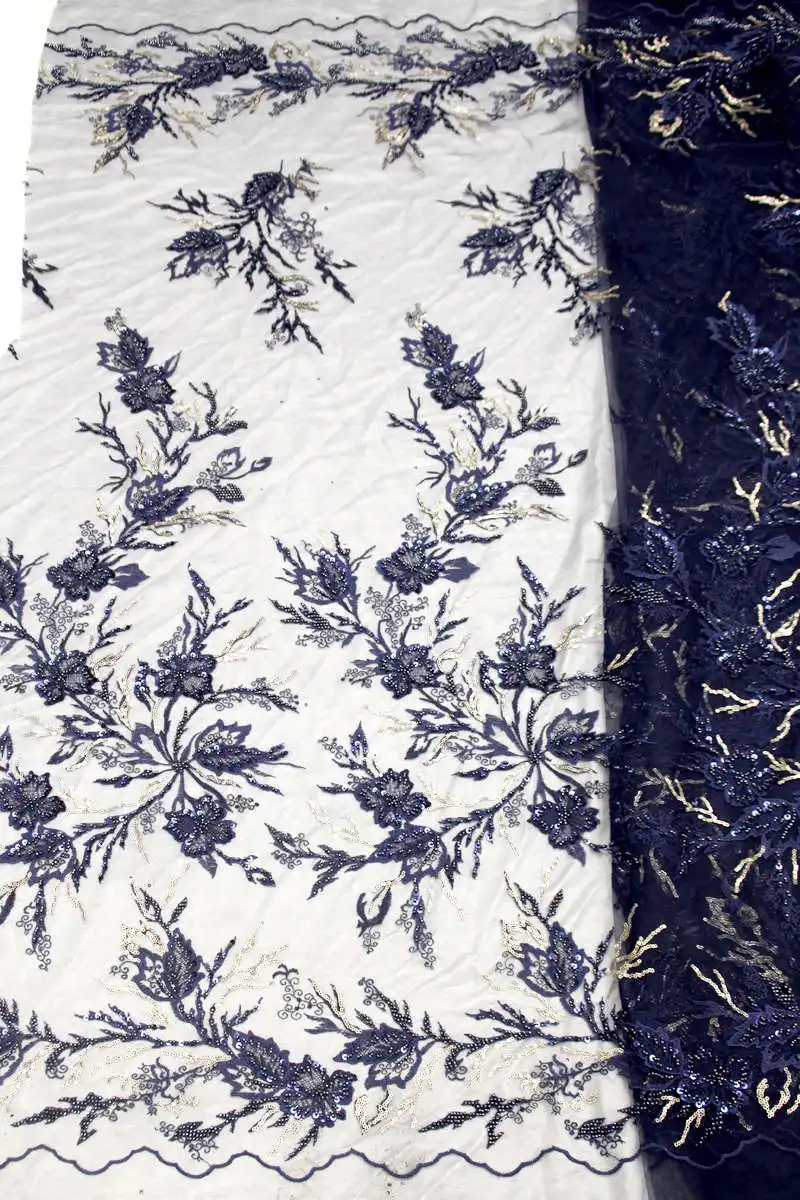 Уникальная новая блестящая французская кружевная ткань высокого качества