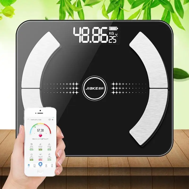 ЖК дисплей Bluetooth приложение для измерения жира тела умные голосовые электронные