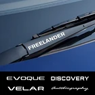 Автомобильные наклейки на окна, стеклоочиститель, ПВХ наклейки для Land Rover Discovery 3 4 2 Freelander Evoque Velar, сверхзаряженная автогиография SVR, 4 шт.