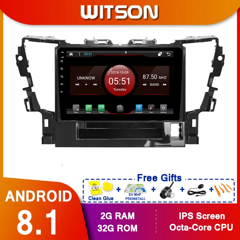 WITSON FULL HD сенсорный экран Android 10 0 Восьмиядерный Автомобильный GPS мультимедийный