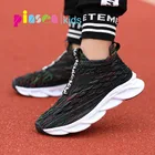 PINSEN 2020 весенние кроссовки для мальчиков детская обувь для мальчиков путешествия повседневные спортивные носки обувь из сетки легкие детские дышащие кроссовки