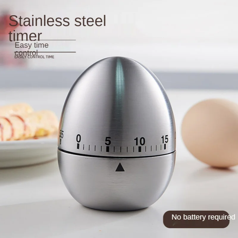 

Mechanical timer creative kitchen egg timer 60 minute student timer baking cooking reminder study timer kitchen gadgets
