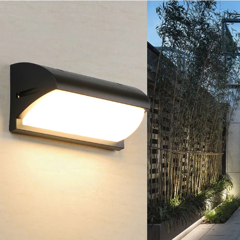 Modern Simply Waterproof IP 65 Sconce Outdoor Lighting Porch Lights Balcony Garden Nordic Wall Lamp Park