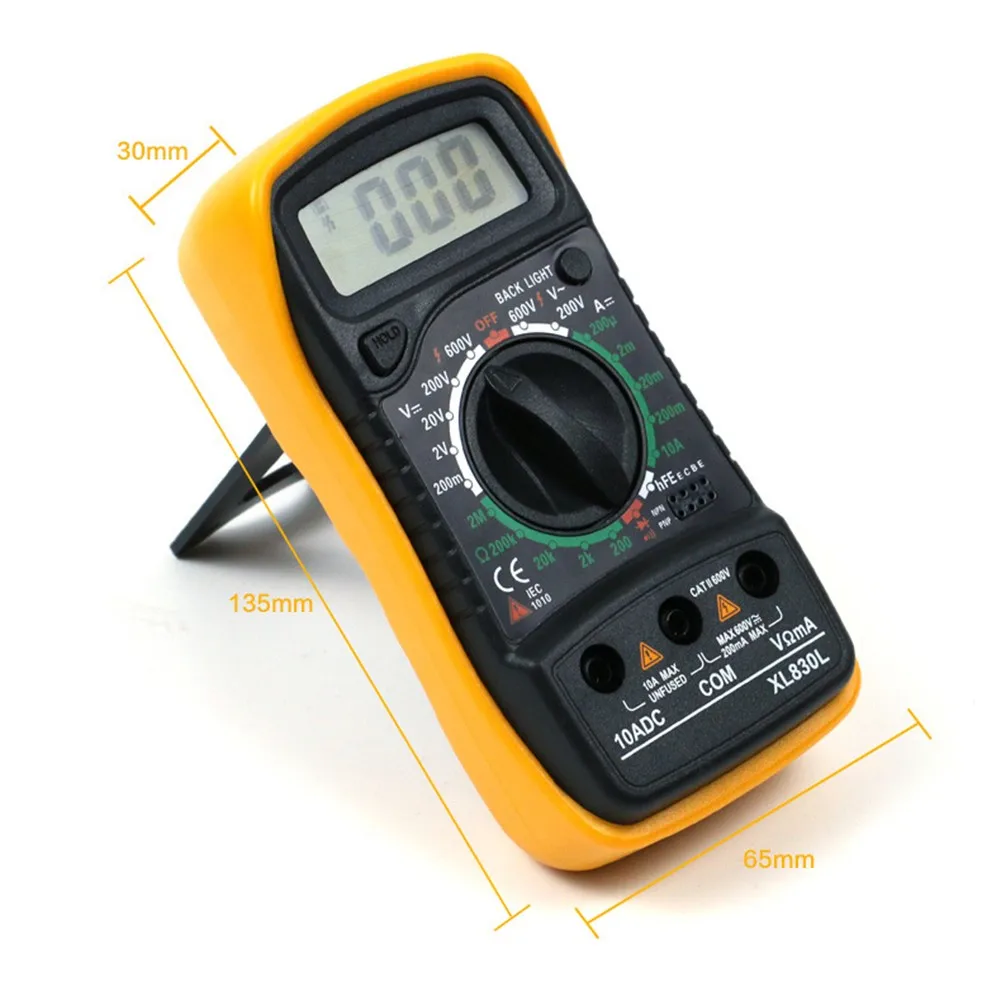 

Digital Digital Multimeter Digital Display Durable Handheld Meter Model