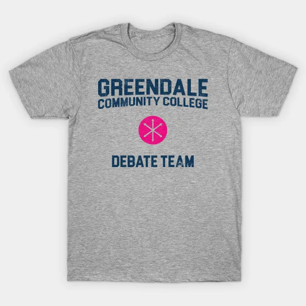 Мужская футболка Гриндейл колледж дебаты команда хакблэйд женская | одежда