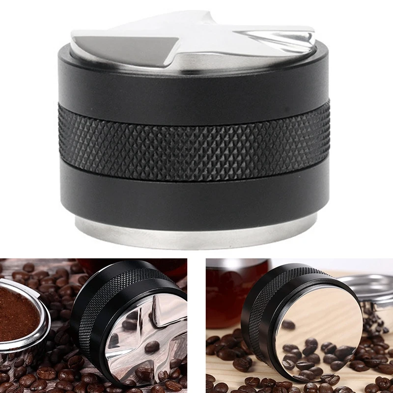 

Дистрибьютор кофе 2 в 1, эспрессо, аппарат для эспрессо из нержавеющей стали, Регулируемый угловой коврик для Темпера