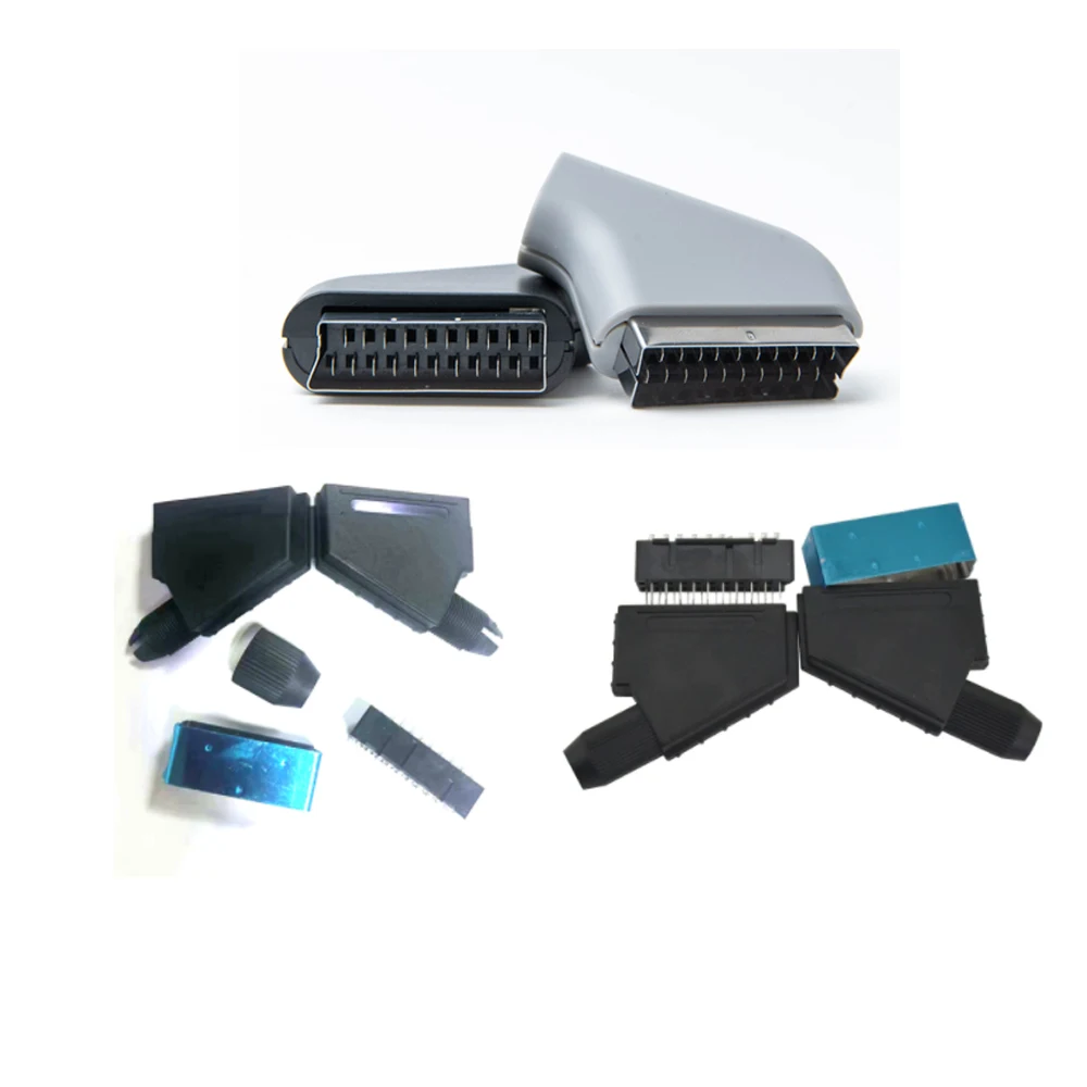 

Штекер Scart JP21, 21 штырь, штекер, Соединительный порт, разъем интерфейса для стандартного интерфейса кабеля AV