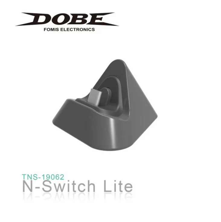 grey DOBE Mini запасная зарядная док-станция для зарядки подставка для N-Switch Lite игровая консоль usb type C порт защита для восстановления - Цвет: grey
