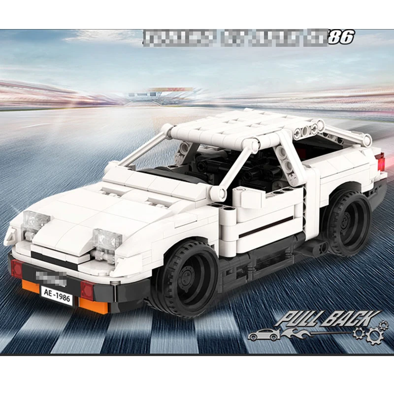 Авторизация AE86 Technic Movie speed champion 588 шт. гоночный создатель MOC строительные блоки