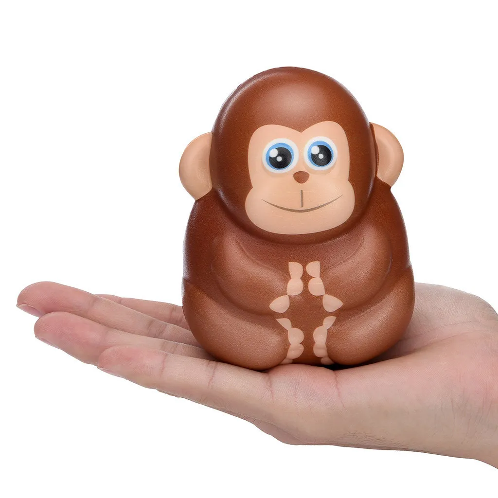 Squi-shies игрушка для детей кавайная мультяшная обезьяна медленно