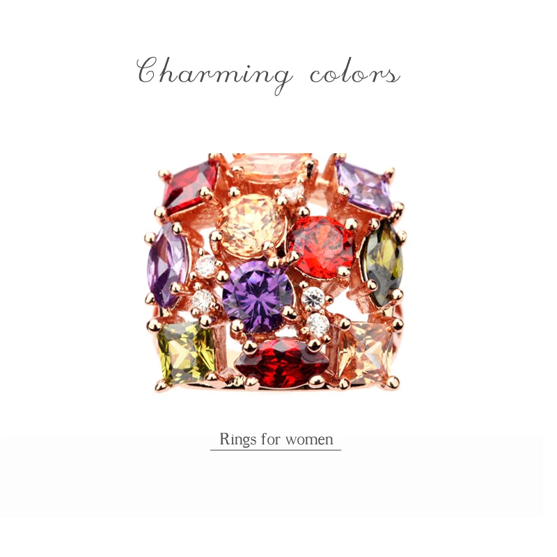 

Rings for women Fashion Jewellery Unique Hyperbole Hiphop Rock