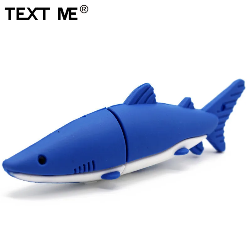 Флеш-накопитель usb 2,0 4GB 8GB 16GB 32GB TEXT ME 64GB Cool blue gary black shark