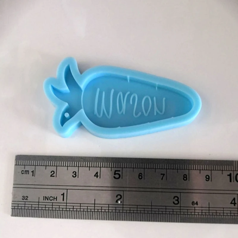 

Carrot Pendant Resin Mold DIY Carrot Shaped Keychain Resin Casting Mold Crafts J78F