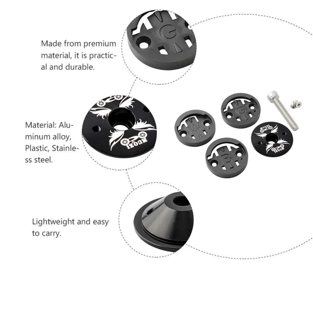 

MTB Computer Mount Replacement Insert Kit Adapter (Black)