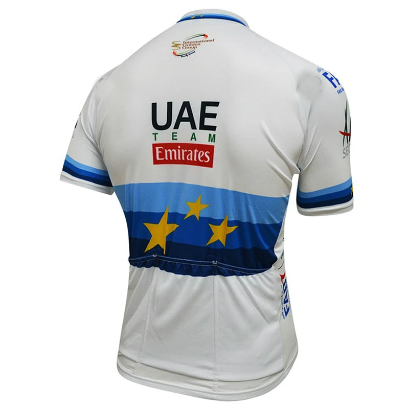 2019 ОАЭ Европа Чемпион Велоспорт Джерси Набор MTB велосипед дышащая одежда для