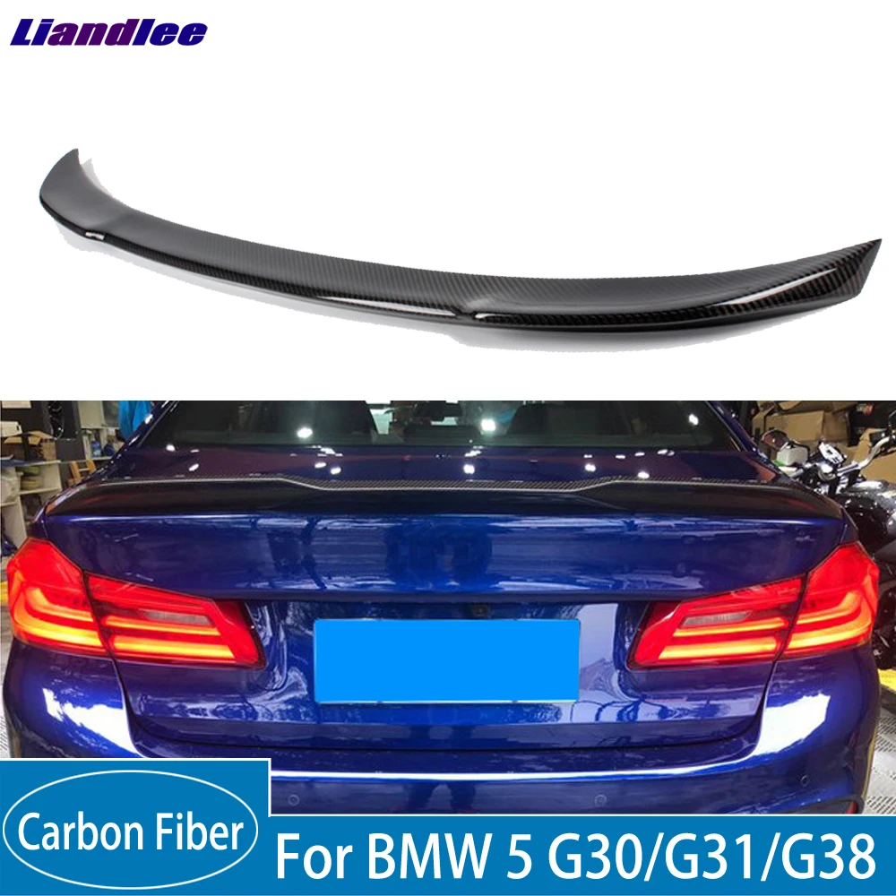 Реальные углеродного волокна C5 Стиль для BMW 5 серия G30/G31/G38 2016 2017 2018 2019 автомобиль