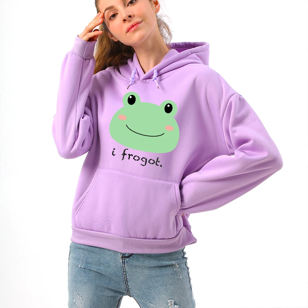 Kawaii Harajuku Kawaii Sweetshirt Girl Cute Japan Clothes Drawstring Hoodie Green Graphic Sweatshirt Women Pink Cute Sweatshirt