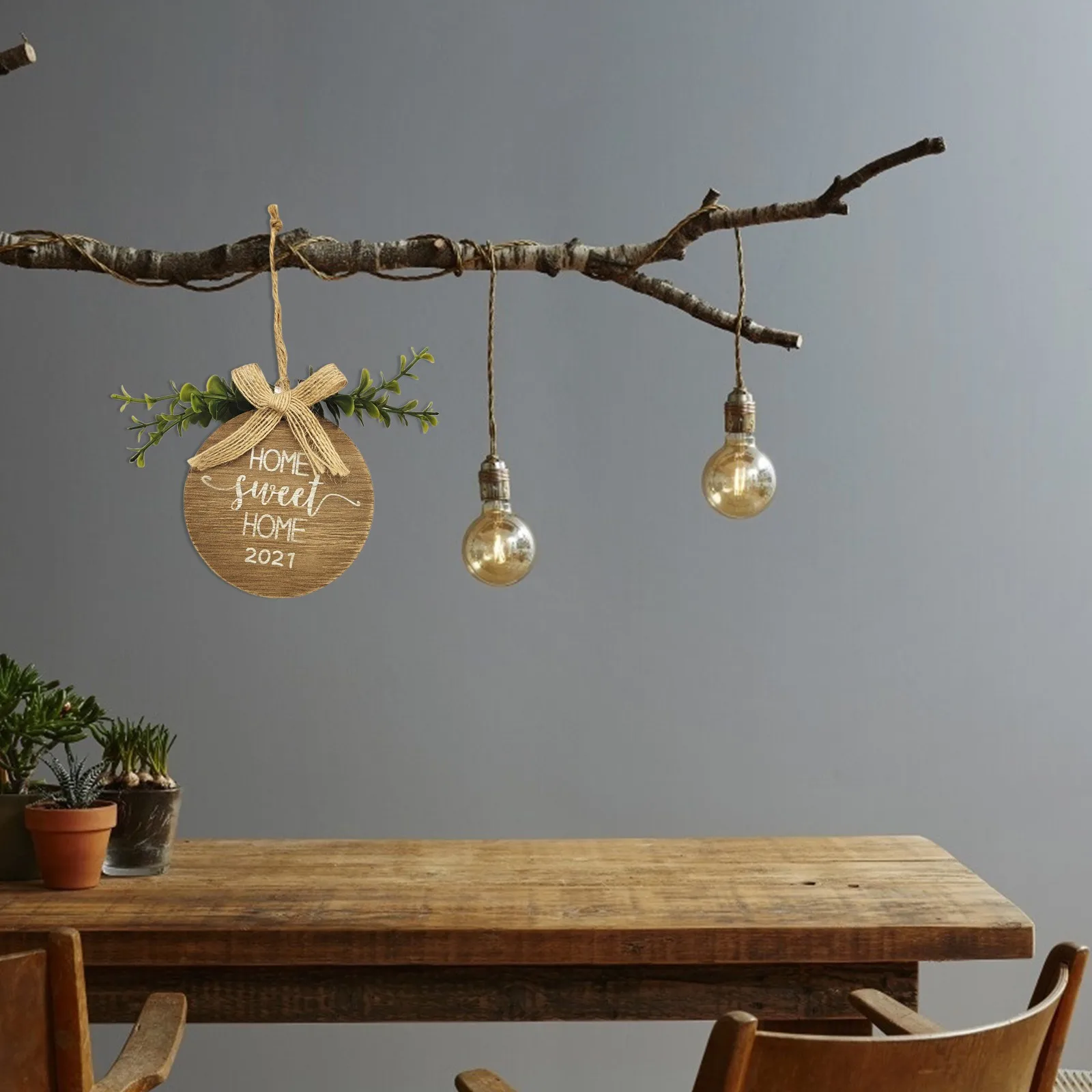 Ddecoration деревянный кулон украшение для праздника аксессуары знак висит Добро