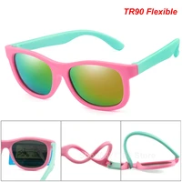tr90 flexible kids sunglasses polarized child baby safety sun glasses uv400 eyewear infant oculos de sol 2022 shades