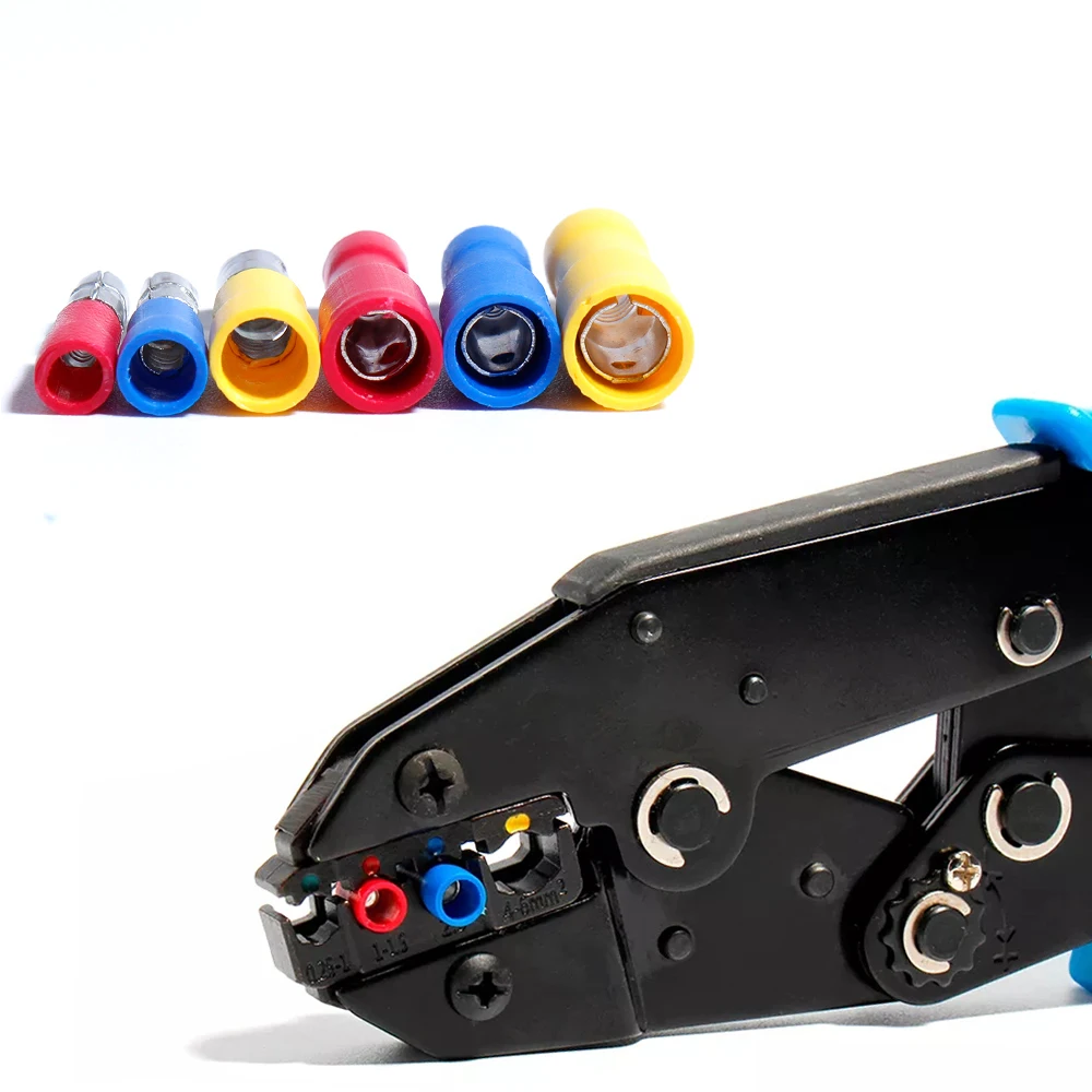 Изолированные обжимные соединители провода кабеля Женский/мужской лепестковый