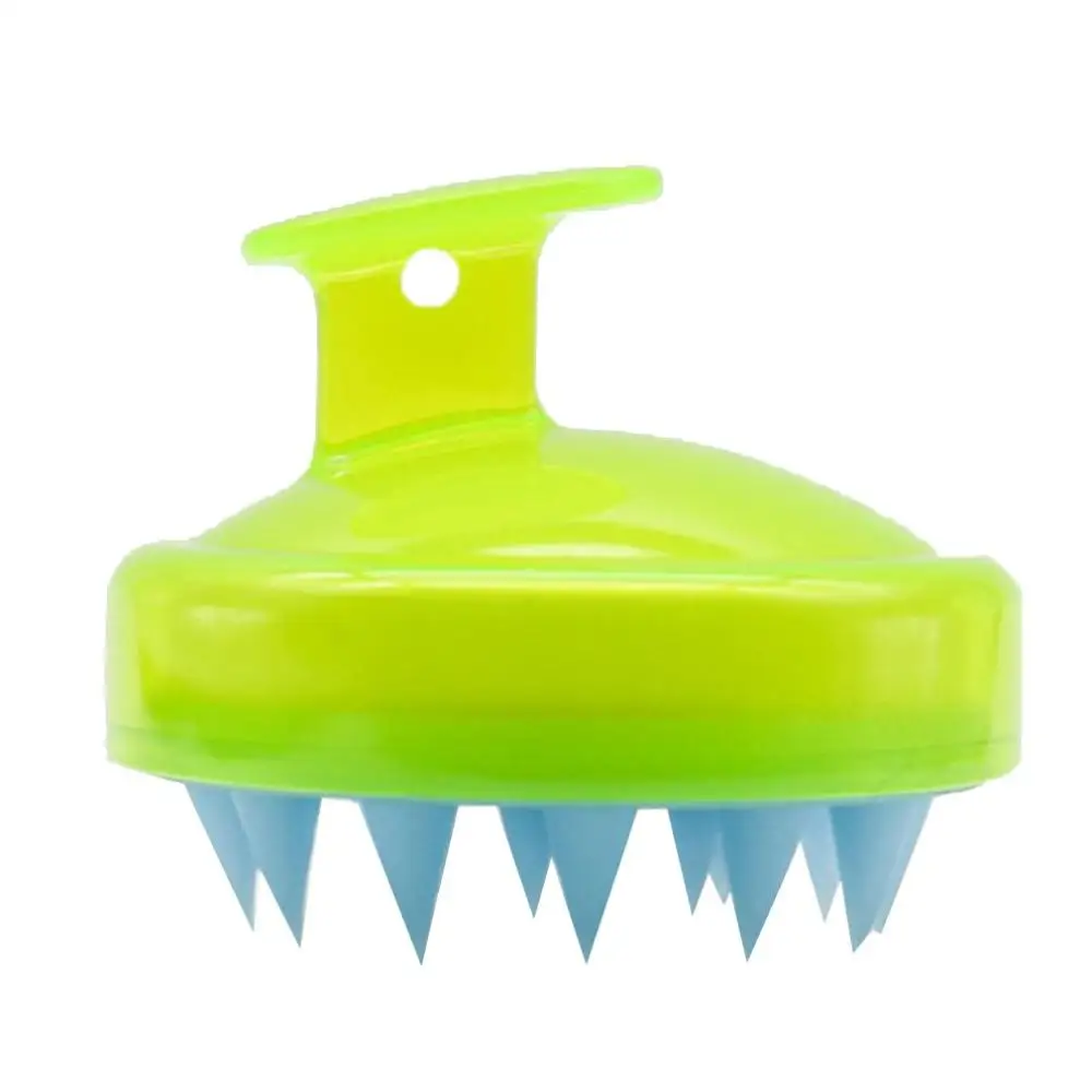 1 шт. Массажная Расческа Мягкая силиконовая кисть Шампунь Щетка для массажа