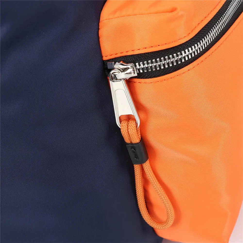 

Unisex three-color nylon outdoor sports backpack double shoulder student schoolbag backpack