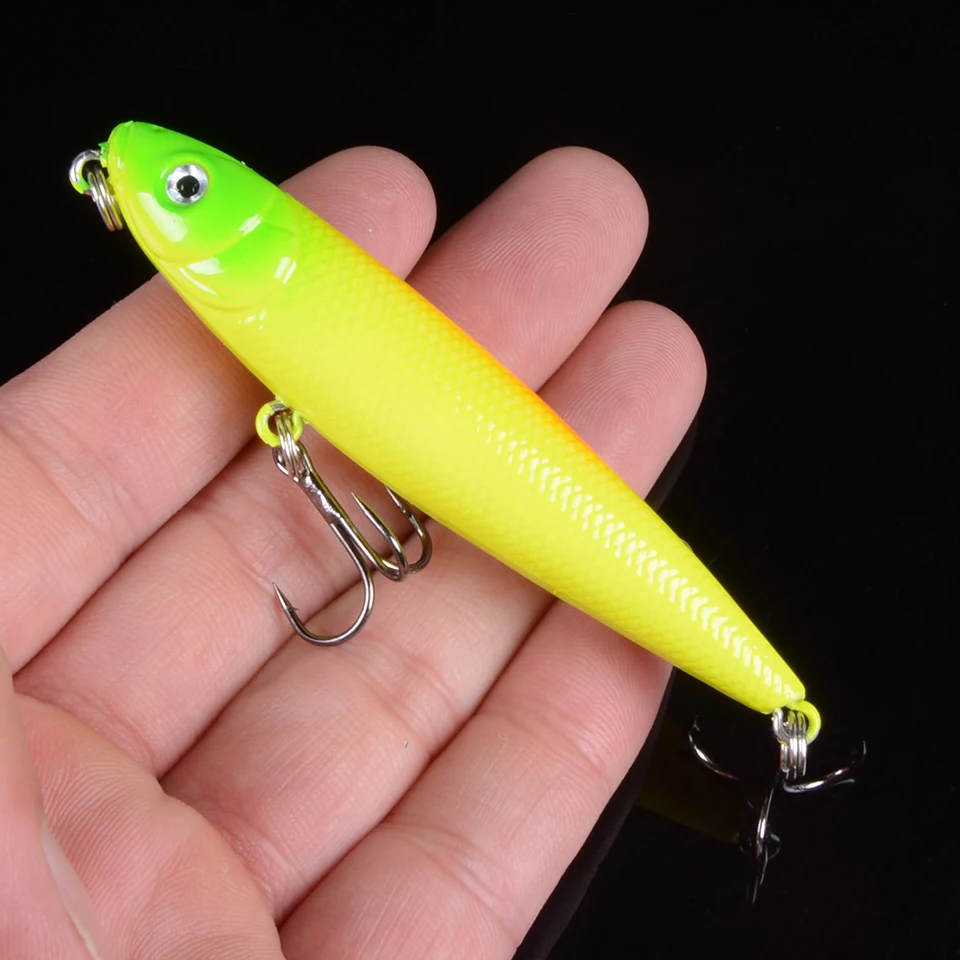 Новинка 1 шт. 8 см 6 г приманка для рыбалки карандаш искусственный воблер Пластик