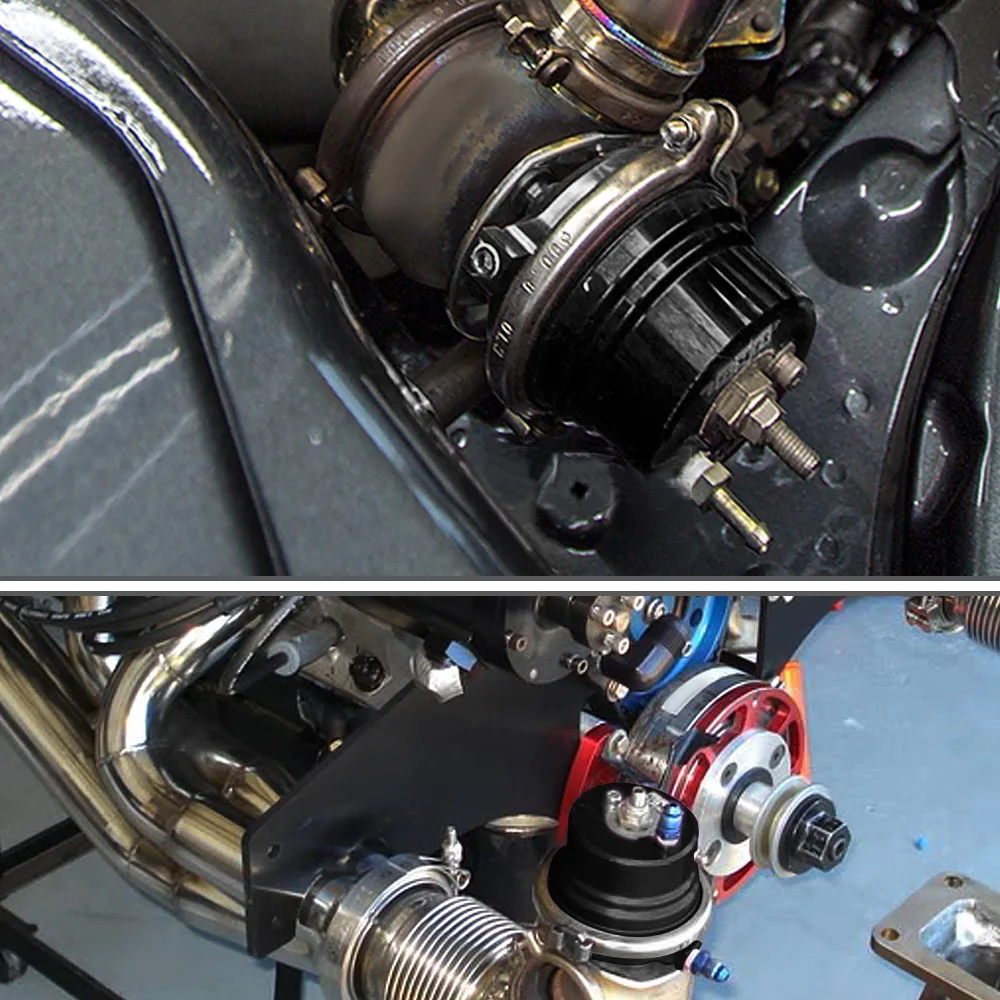 LZONE - GT II 60 мм регулируемый Turbo Wastegate черный-V BAND для 1jzgte / SR20DET JR5891BK | Автомобили и